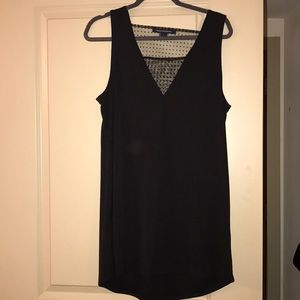 French connection black shift dress